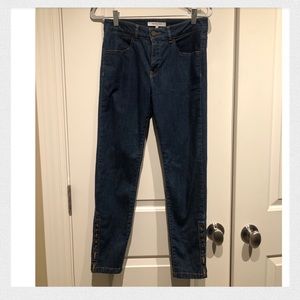 Gerard Darrel Jean with Side Buttons - woman/size 36/blue